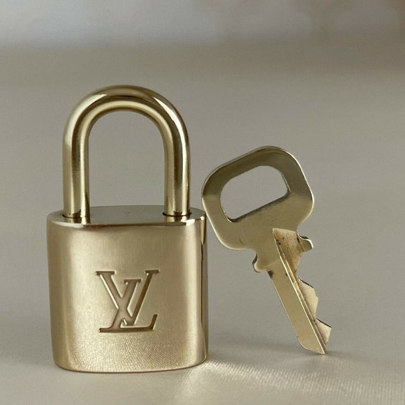 $300 Louis Vuitton Padlock Lock and Key - Picture 2 of 3